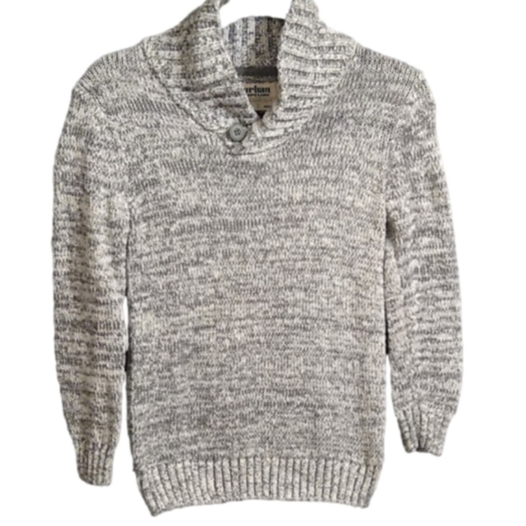 urban pipeline Sweaters - Urban Pipeline grey and white marled  sweater S